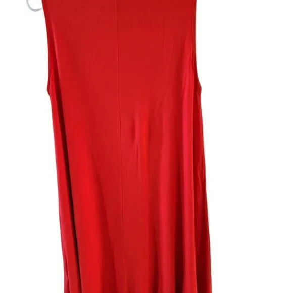 asos Petite Red Casual Midi Dress - Picture 6 of 15